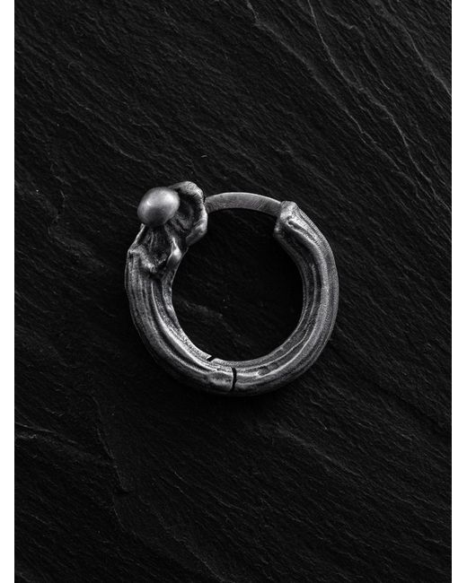REYTEL Ohrring Bone in Metallic für Herren