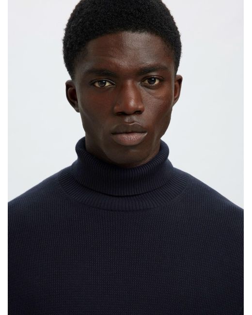 SELECTED Pullover Slhdane in Blue für Herren