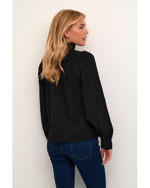 Kaffe Black Bluse Ditte