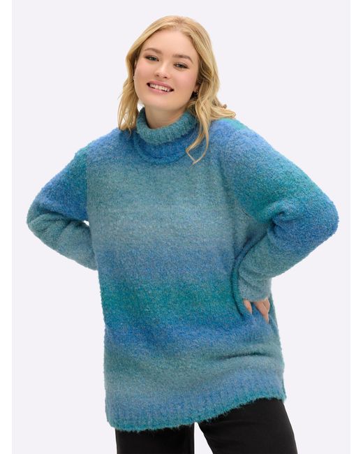 Sheego Blue Pullover