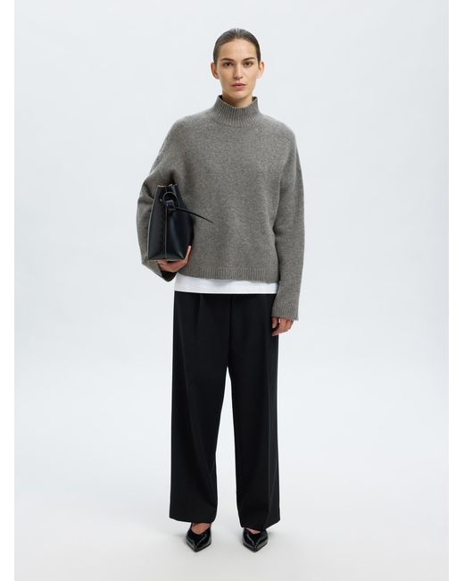 SELECTED Gray Pullover Slfcille