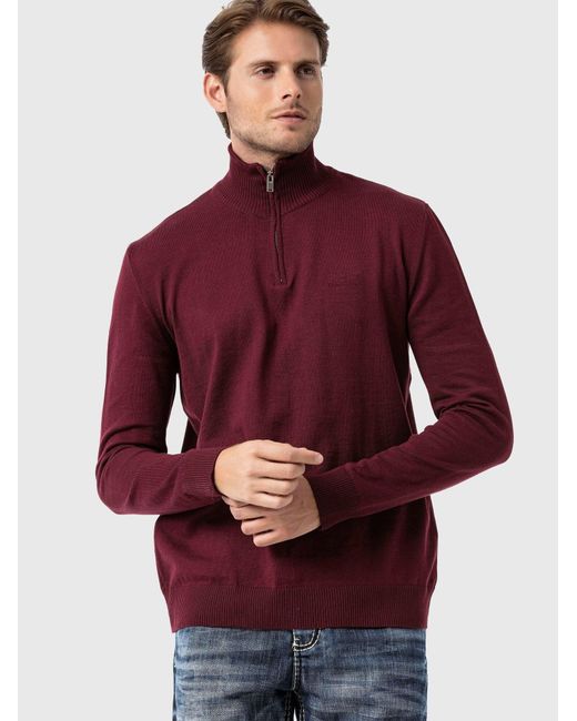 Cipo & Baxx Pullover in Red für Herren