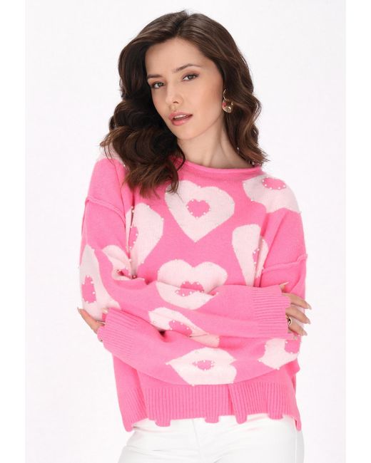 faina Pink Pullover