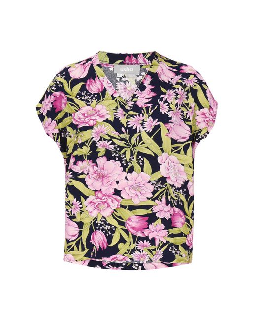 Usha Multicolor Bluse