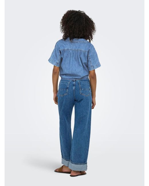 ONLY Blue Bluse 'Onlpaula'
