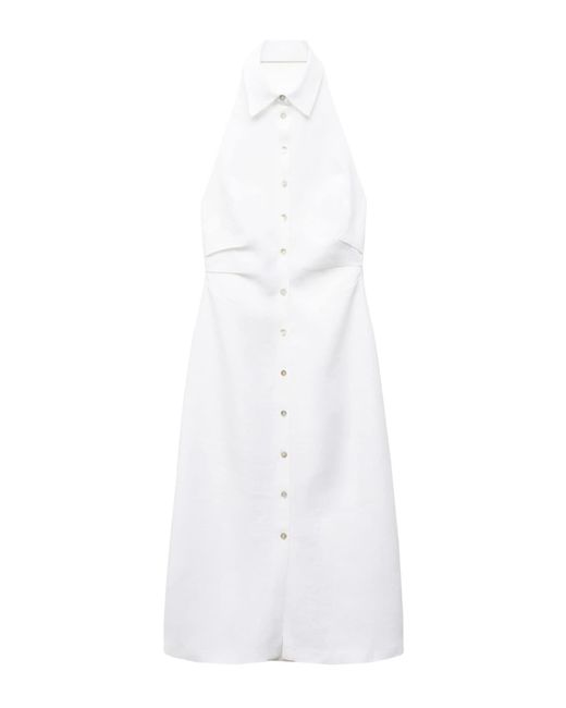 Mango White Kleid 'belen'