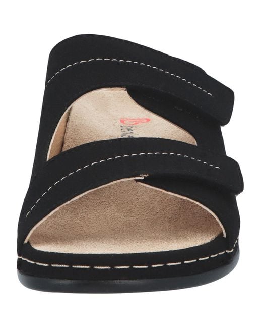 Berkemann Black Pantolette Fedora