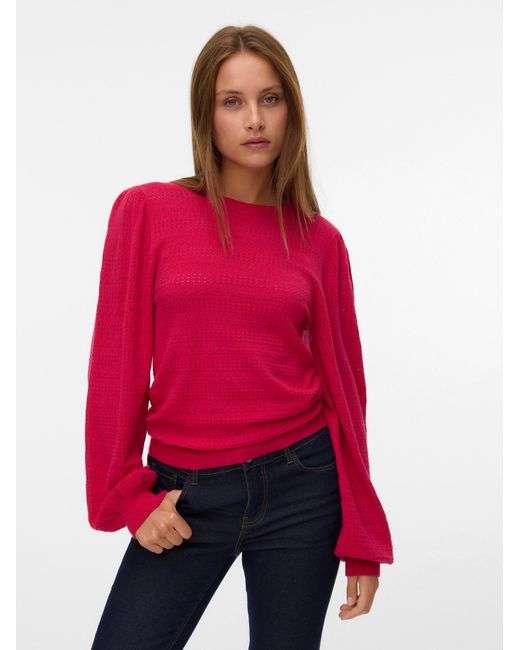 Vero Moda Red Pullover