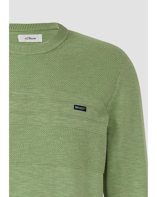 S.oliver Oliver Pullover in Green für Herren