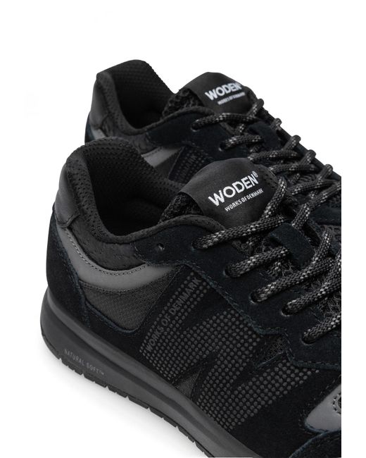 Woden Black Sneaker Rigmor