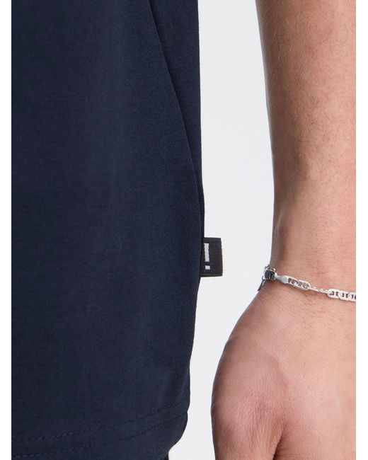 Solid T-Shirt Sddanton in Blue für Herren