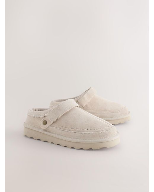 Next Gray Clogs