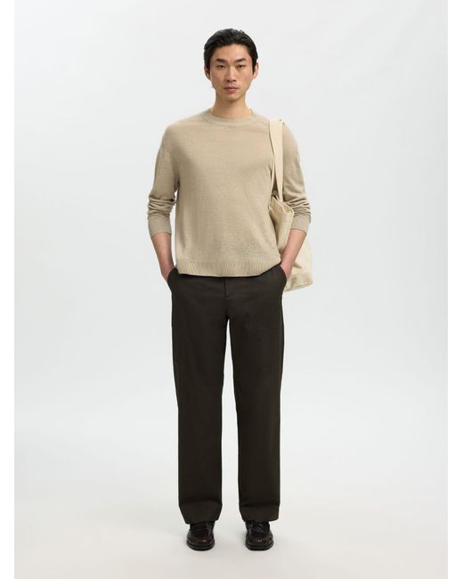 SELECTED Pullover in Natural für Herren