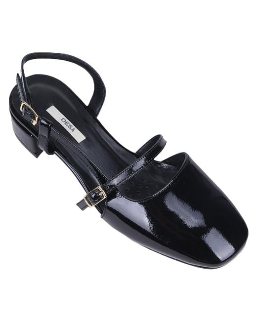 Desa Black Slingpumps Slingback-Pumps
