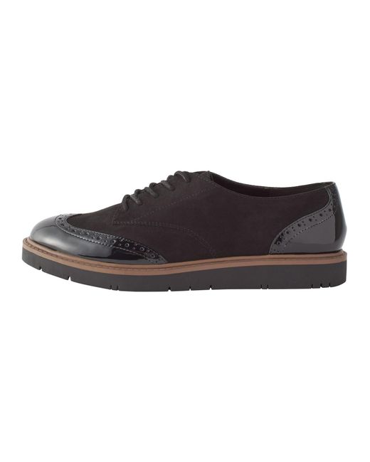 Next Brown Schnürschuh