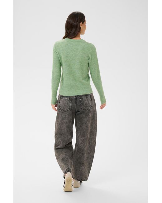 Kaffe Green Pullover Kaniel