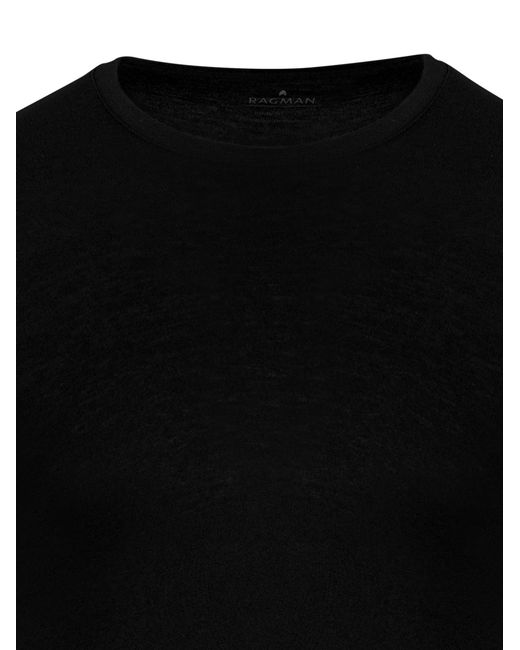 RAGMAN Unterhemd Basic in Black für Herren