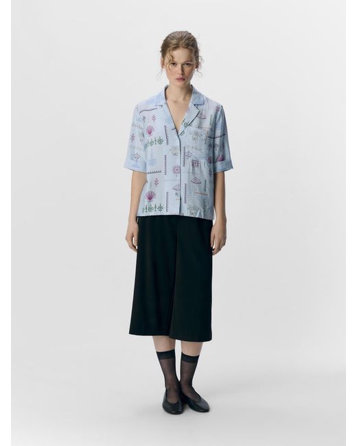 Object Blue Bluse 'Objhailey'
