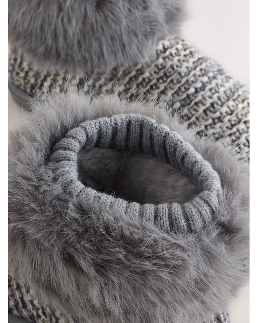 Next Gray Hausschuh