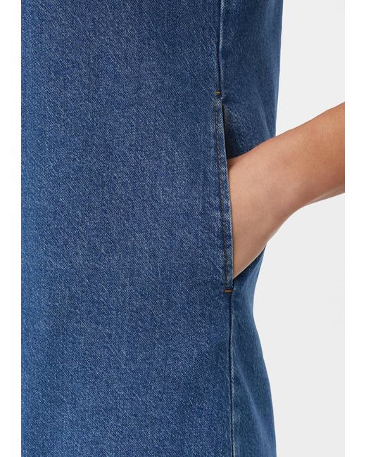 comma casual identity Blue Kleid