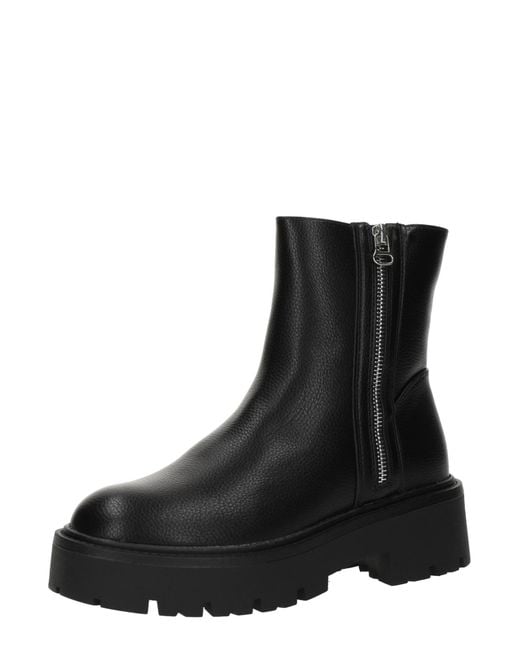 /about You Black Stiefelette Tamia