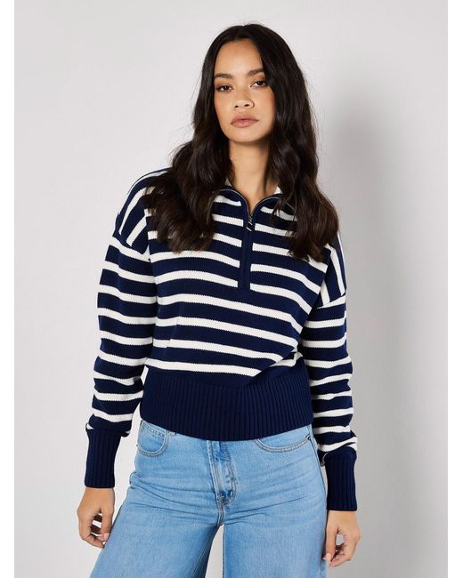 Apricot Blue Pullover