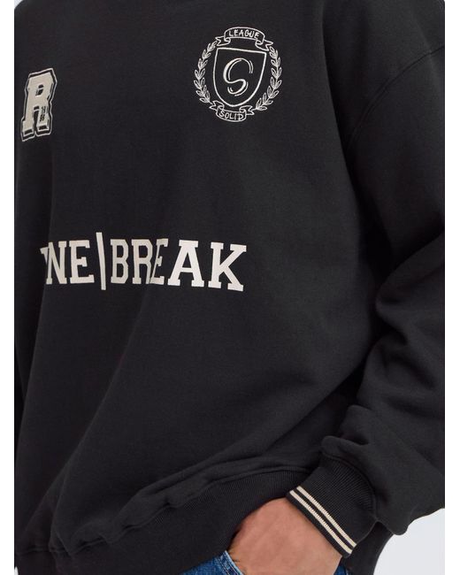 Solid Sweatshirt Sdstratton in Black für Herren