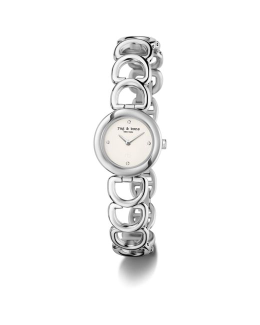 Rag & Bone White Analoguhr Spire