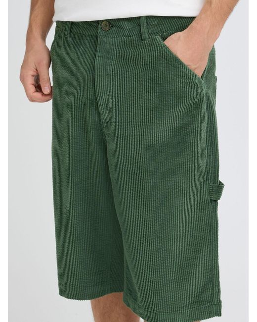 Solid Cord-Bermudas Sdtommy in Green für Herren