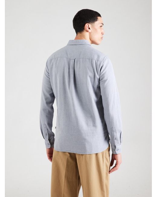 Knowledge Cotton Hemd in Blue für Herren