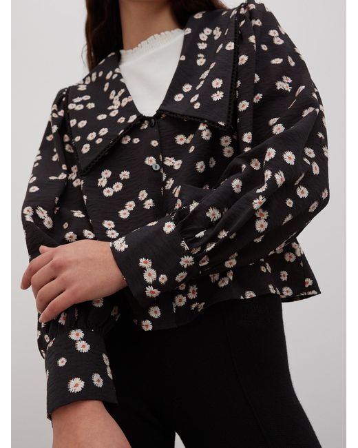 EDITED Black Bluse Mariel