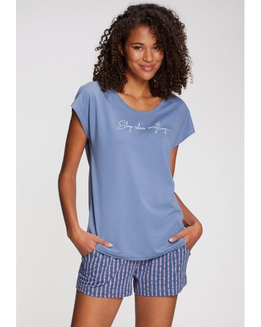 vivance active Blue Pyjamashorts