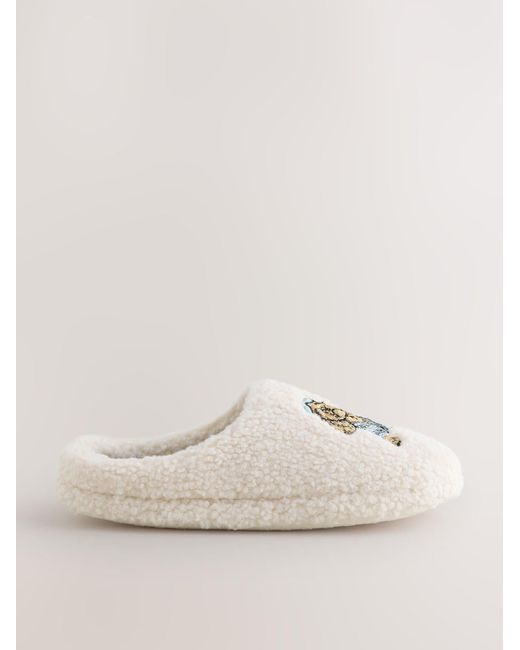 Next White Hausschuh