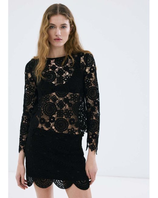 Mango Black Pullover Isabel