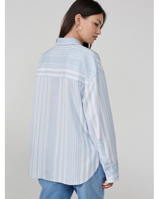 Next Blue Bluse