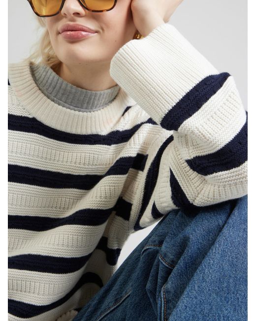 Levi's White Levis Candide Crewneck Sweater