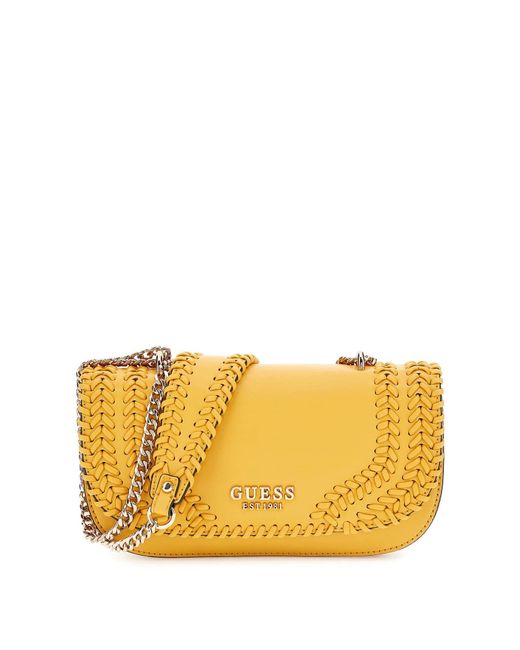 Guess Yellow Umhängetasche Tatum