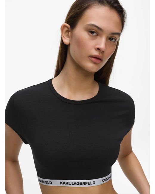 Karl Lagerfeld Black T-Shirt