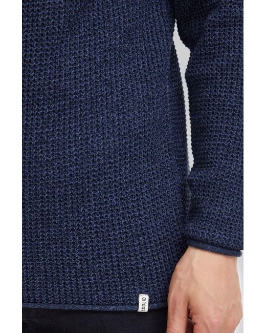 Solid Strickjacke Kotcha in Blue für Herren