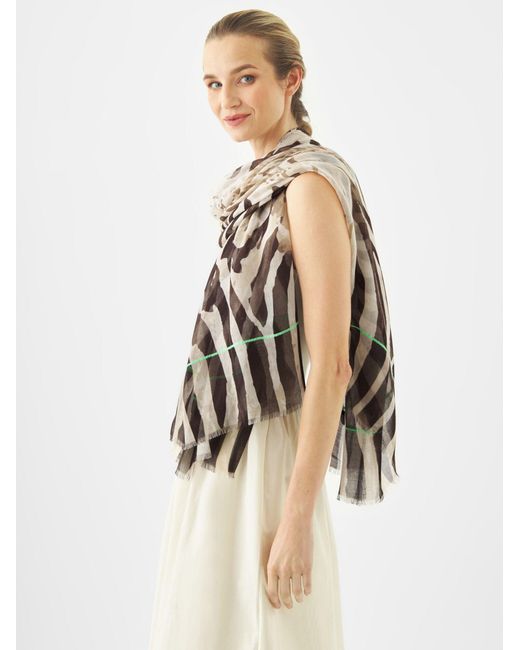 Codello Natural Schal Zebramuster