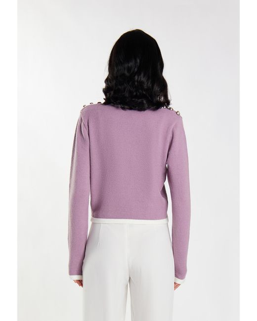 faina Purple Pullover