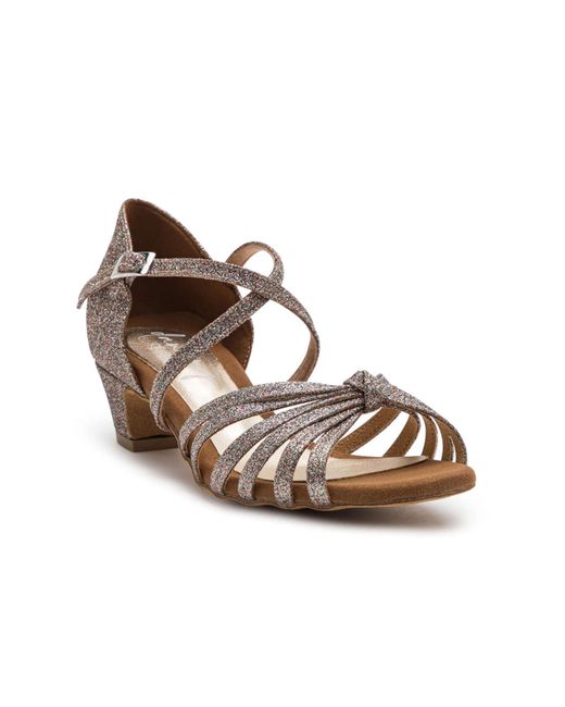 Dancing Queen Brown Riemensandale Grace Radiance Tanzschuhe
