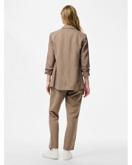 Pieces Brown Blazer Pcbosella