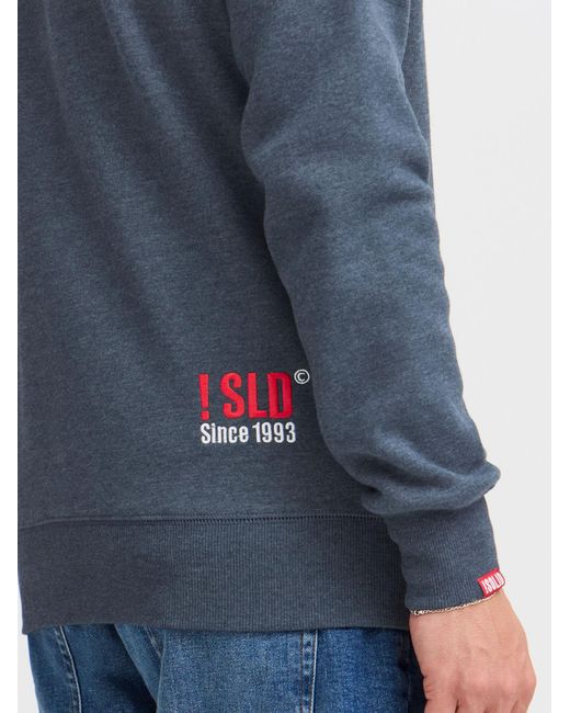 Solid Sweatjacke Benntrack in Blue für Herren
