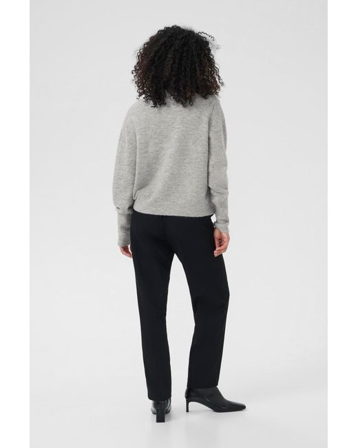 Kaffe Gray Strickpullover Kastary