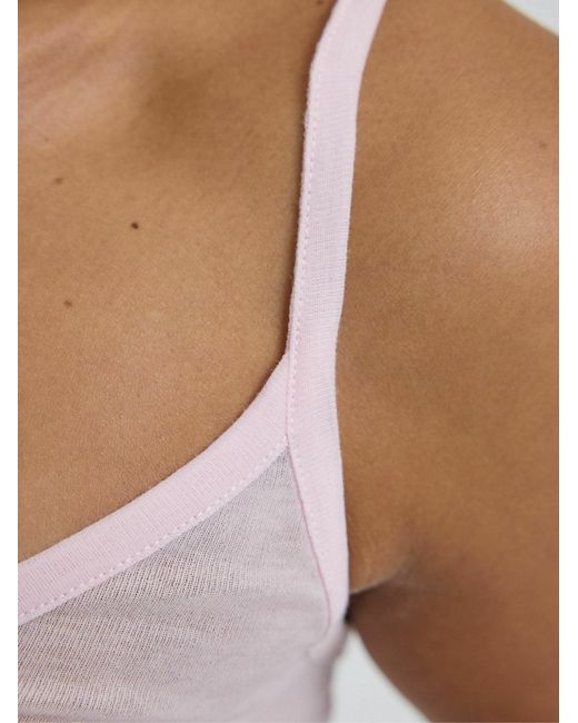 Seamless Basic White Top Cotton