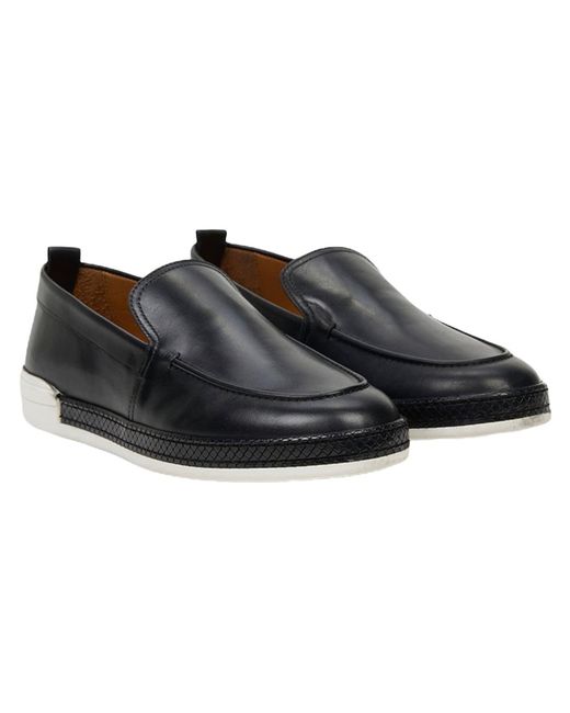 Desa Mokassin Slipper in Black für Herren