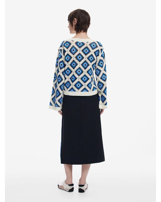 Desigual Blue Pullover