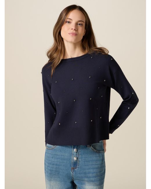 Oltre Blue Pullover
