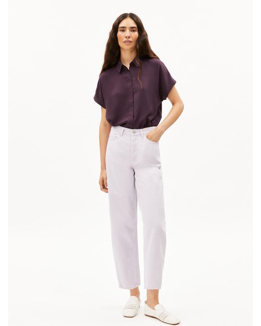 ARMEDANGELS Purple Bluse